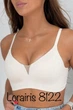 Бесшовный топ-бюстгальтер 8122 Lora Iris молочный 2XL - изображение 1