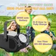 Автоматична акумуляторна машина для мильних бульбашок Bubble Machine (360° обертання, 22 000+ бульбашок/хв, 3 швидкості) - зображення 5