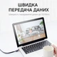Сетевой патч-кабель Vention 1 м Cat 7 RJ45 8P8C до 10 Гбит/с 600 МГц U/FTP плоский черный (ICABF) - изображение 2