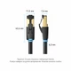 Сетевой патч-кабель Vention 10 м Cat 8 S/FTP RJ45 8P8C 40 Гбит/с 2000 МГц черный (IKABL) - изображение 6