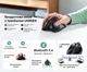 Вертикальная трекбольная мышь UGREEN M785DR Bluetooth 5.4/2,4 ГГц DPI 400 800 1200 1600 2000 8 программируемых кнопок 500 мА·ч до 3 устройств Windows 7 8.1 10 11 macOS от 10.5 Linux ChromeOS Android от 5.0 зарядка USB-C 4D-прокрутка черная (85892) - изображение 2