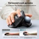 Вертикальная трекбольная мышь UGREEN M785DR Bluetooth 5.4/2,4 ГГц DPI 400 800 1200 1600 2000 8 программируемых кнопок 500 мА·ч до 3 устройств Windows 7 8.1 10 11 macOS от 10.5 Linux ChromeOS Android от 5.0 зарядка USB-C 4D-прокрутка черная (85892) - изображение 11