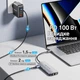 Док-станция USB-C Vention кабель 0,15 м 9-в-1 1 порт HDMI до 4K@60 Гц 3 порта USB-A USB 3.0 до 5 Гбит/с 1 порт RJ-45 до 1 Гбит/с 1 вход PD до 100 Вт 1 слот SD + 1 слот microSD аудиопорт TRRS 3,5 мм OMTP + CTIA серый (TQLHB) - изображение 5
