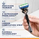 Бритва для мужчин Gillette Fusion ProGlide 1 ручка + 4 сменные лезвия - изображение 3