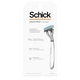 Станок для бритья мужской Schick Quattro Titanium 4 лезвия 1 ручка и 4 сменные картриджи - изображение 5