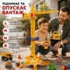 Игрушечный подъемный кран на управлении с пульта 65 см, 360° вращение, на батарейках, детский строительный кран - изображение 5