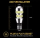 Автолампи LED Auxito Canbus цоколь T15 / W16W / 912 / 921 2 шт - зображення 6
