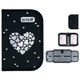 Пенал школьный Kite 1 отделение с 2 отворотами Black`Silver K26-622-5 - изображение 1