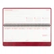 Планинг настольный датированный 2027 Leo Planner Persona 252741 30х14 см 128 листов бордовый - изображение 8