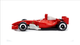 Машинка Базовая Hot Wheels Ferrari F2004 HW Starting Grid 1:64 JJH51 Red - изображение 4