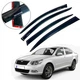 Дефлектори вікон вітровики для Skoda Octavia A5 2004-2014 Liftback Хетчбек Гнучкі (Acrylic) - зображення 4