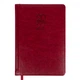 Деловой блокнот твердый А5 датированный 2027 Leo Planner Vector 252757 368 листов бордовый - изображение 1
