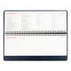Планинг настольный датированный 2027 Leo Planner Persona 252743 30х14 см 128 листов синий - изображение 6