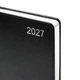 Деловой блокнот твердый А5 датированный 2027 Leo Planner City 252754 368 листов черный - изображение 3