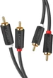 Аудио кабель Ugreen AV104 2RCA Male to 2RCA Male Cable 2 м Black (UGR-10518) - изображение 1