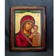 Грецька писана Казанська ікона Божої Матері 23,5×29 см - зображення 1
