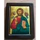 Писаная греческая икона Иисуса Христа Вседержителя 18×23 см - изображение 3