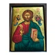 Писаная греческая икона Иисуса Христа Вседержителя 18×23 см - изображение 6