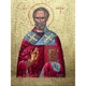 Писана грецька ікона Святий Миколай Чудотворець 15×19 см - зображення 5