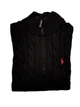 Мужской вязаный свитер Polo Ralph Lauren Cable-Knit на молнии, черный SWT-POLO-005-2XL - изображение 2