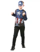 Карнавальний костюм Captain America для хлопчиків червоно-біло-синій, один розмір - зображення 4