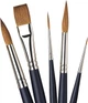 Пензель Winsor & Newton Sable Professional (5067000) круглий натуральний ворс колонка (Колинскі) № 0 товщина 1 мм коротке стебло для акварелі та гуаші - Уцінка - зображення 4