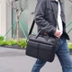 Сумка-портфель мужская Bexhill деловая для ноутбука из натуральной кожи Черная 40 х 30 х 9 см (01252310) - изображение 7