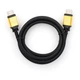 Кабель мультимедійний HDMI M to HDMI M 1.5m V2.0 Vinga (VCPDCHDMI2VMM1.5BK) - зображення 1