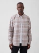 Рубашка хлопковая мужская GAP 768479574 XL Бежевая (1162031211) - изображение 1