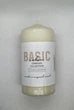 Свічка парафінова інтер'єрна циліндрична Basic Canndles Collection 60х120 мм Слонова Кістка, 270 г - зображення 2