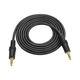Кабель мультимедійний 3.5mm M to 3.5mm M 1.5m black Voltronic (YT-AUXGJ(M)/(M)-1.5-B) - зображення 1