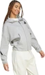 Жіноче худі Adidas Z.N.E Full-Zip Hoodie Сіре (Розмір S, оверсайз) - изображение 2