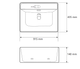 Умывальник VBI Mattine подвесной 91,5x43,5 см white VBI-017702 - изображение 3