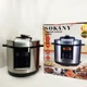 Мультиварка-скороварка-пароварка Sokany SK-07055 7л 3в1 Электрическая с таймером 1000Вт - изображение 3