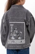 Дитяча джинсова куртка з принтом NoBrand 128 Сірий (p-20937-252436) - изображение 5