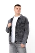 Чоловіча джинсова куртка NoBrand L Темно-сірий (p-20934-252414) - изображение 3