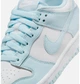 Кроссовки детские Nike Dunk Low Glacier Grade School Lifestyle Shoe Light Blue/White 3.5Y FB9109-105 - изображение 3
