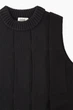 Сукня жіноча COS fringed panelled wool midi dress 1207424001 XS Чорний - зображення 6