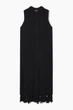 Сукня жіноча COS fringed panelled wool midi dress 1207424001 XS Чорний - зображення 7