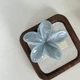 Крабик-зажим Hawaiian flower ANbeauty заколка для волос 8 см Сине-Серый (AN0103786) - изображение 2