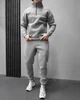 Утеплений спортивний чоловічий костюм M Сірий (RM0224) - изображение 1