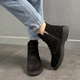 Женские зимние ботинки из натуральной замши ITstyle Черные 38 24.5 см (031-АМ) - изображение 4