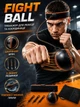 Тренажер Fight Ball (Файтбол) Trenix для розвитку реакції та координації зі шкіряним м'ячем та 3-ма змінними резинками - зображення 1