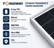 Солнечная батарея Tongwei 640 Вт TWMNH-66HD640W Bifacial двухсторонняя N-type - изображение 3