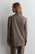 Блейзер жіночий COS twill single-breasted blazer 1294894002 Eur 38 Коричневий - зображення 5