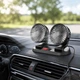 Автомобильный вентилятор Vehicle Fan X666 двойной с двумя головками от прикуривателя для салона авто - изображение 9