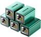 Соединитель витой пари SAMZHE SZ-LZT05 RJ-45 Cat 5 и Cat 6 сквозной 5 шт. - изображение 1