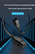 Кабель питания TOWE TW-F IEC-C14 - IEC-C19 трехжильный 3 м - изображение 3