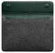 Чехол-конверт BlankNote для MacBook 14″ кожа + фетр зеленый Crazy Horse 52089 - изображение 4