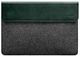 Чехол-конверт BlankNote для MacBook 14″ кожа + фетр зеленый Crazy Horse 52089 - изображение 6